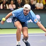 Dominic Stricker a été battu par plus fort à Stockholm. KEYSTONE/AP/Henrik Montgomery